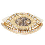 Load image into Gallery viewer, Diamond Curved Nesting Band
