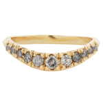 Load image into Gallery viewer, Gray Diamond Arch Band
