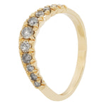 Load image into Gallery viewer, Gray Diamond Arch Band

