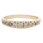 Load image into Gallery viewer, Gray Diamond Bateau Band
