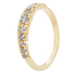 Load image into Gallery viewer, Gray Diamond Bateau Band
