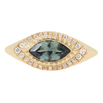 Load image into Gallery viewer, Sapphire Deco Eye Signet
