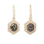 Load image into Gallery viewer, Deco Leopard Opal Earrings
