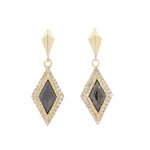 Load image into Gallery viewer, Radio City Diamond Earrings
