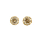Load image into Gallery viewer, Savoy Green Diamond Studs
