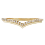 Load image into Gallery viewer, Diamond Stepped Nesting Band

