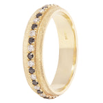 Load image into Gallery viewer, Wide Three Step Eternity Band
