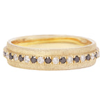 Load image into Gallery viewer, Wide Three Step Eternity Band
