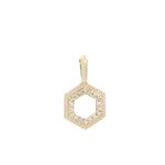 Load image into Gallery viewer, Hexagon Pane Necklace
