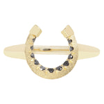 Load image into Gallery viewer, Black Diamond Little Luck Ring

