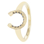 Load image into Gallery viewer, Black Diamond Little Luck Ring
