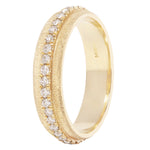 Load image into Gallery viewer, Wide Three Step Eternity Band
