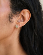Load image into Gallery viewer, Savoy Green Diamond Studs
