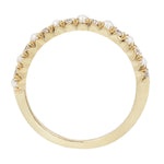Load image into Gallery viewer, Pearl and Diamond Half Eternity
